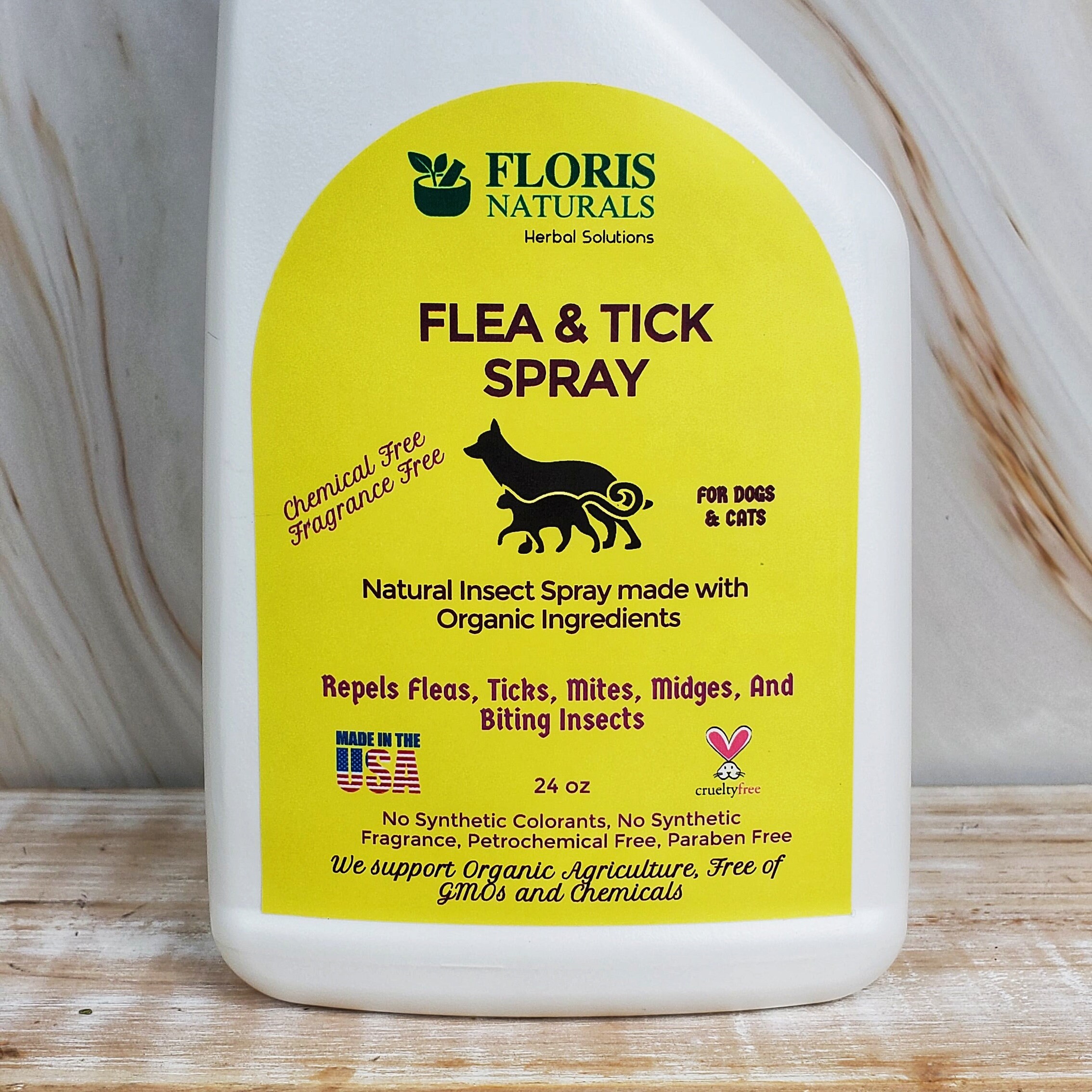 Flea & Tick Spray Natural Flea Spray Organic Flea Repellent Etsy