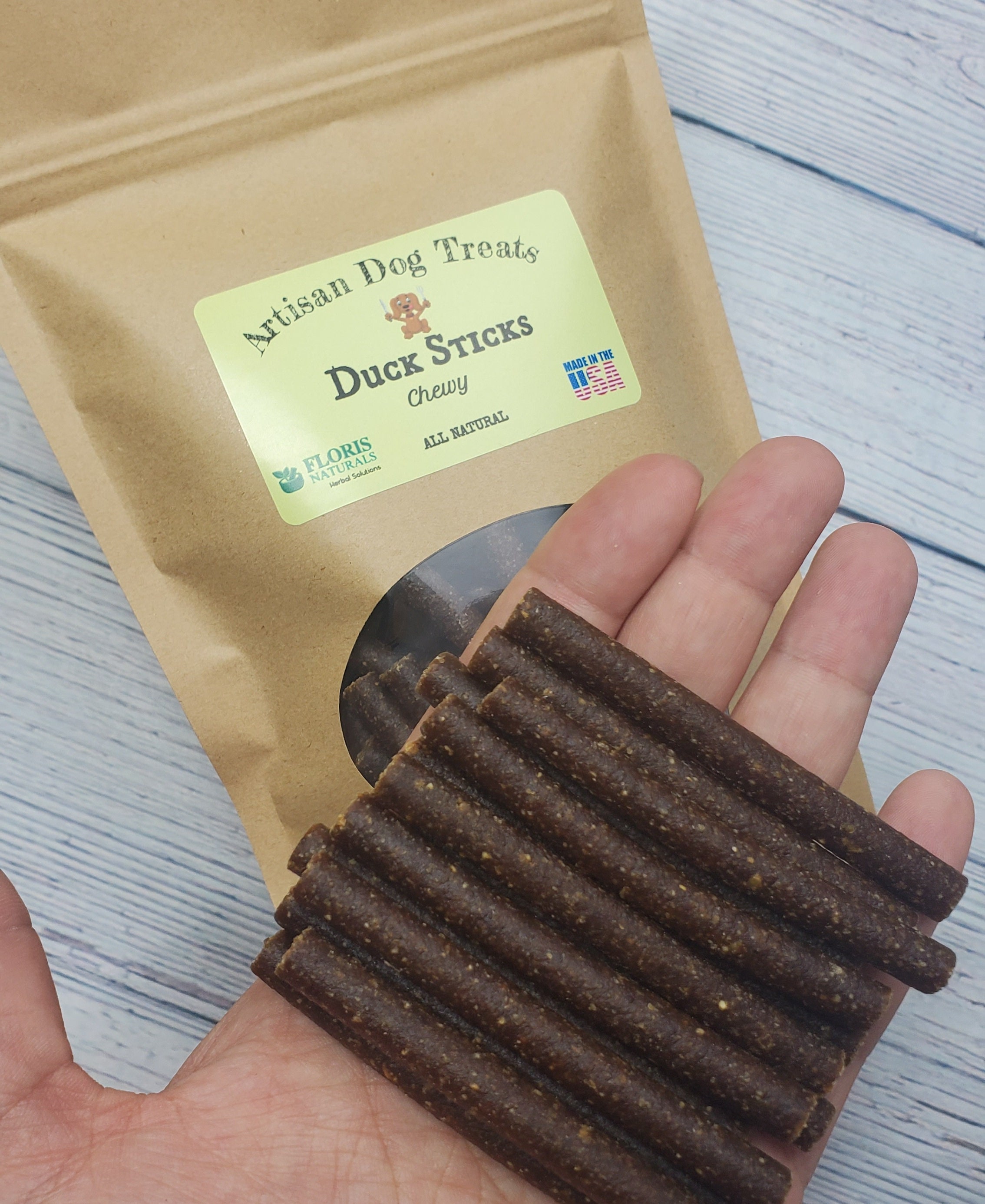 Dog Treats Natural Duck Sticks Natural Dog Treats Handmade Etsy