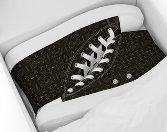 Mestizo Shipibo Ayahuasca Shamanic MĘŻCZYZNA SNEAKERSY BUTY Obuwie inspirowane Amazon Forest Design Psychedeliczna wizja ceremonii