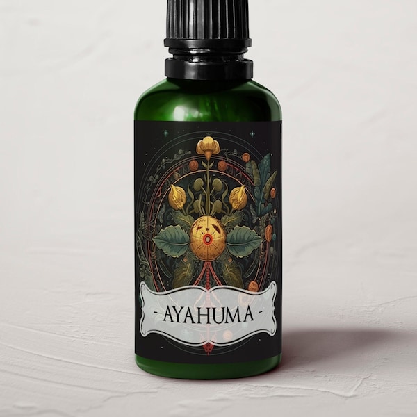 AYAHUMA | Couroupita guianensis | [ open vision / intuition ] | Raw Organic Plant Extract | Microdose | Essence | Amazon Forest | 30ml