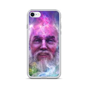 Spiritual Teacher Ram Dass Guru Psychedelic Portrait Iphone Cover Visionary Art Psychedelic