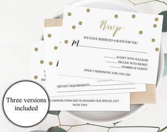 rsvp card holders etsy