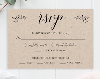 floral wedding rsvp cards wedding pink wedding invitation etsy