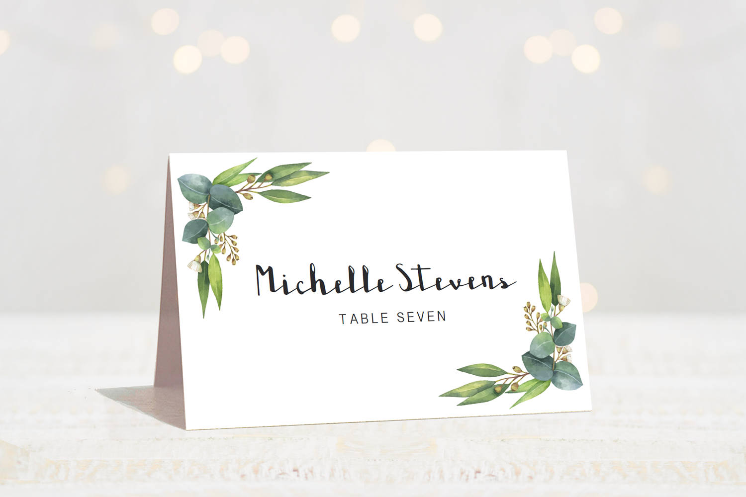 Outdoor Wedding Name Cards Wedding Green Wedding Place ...