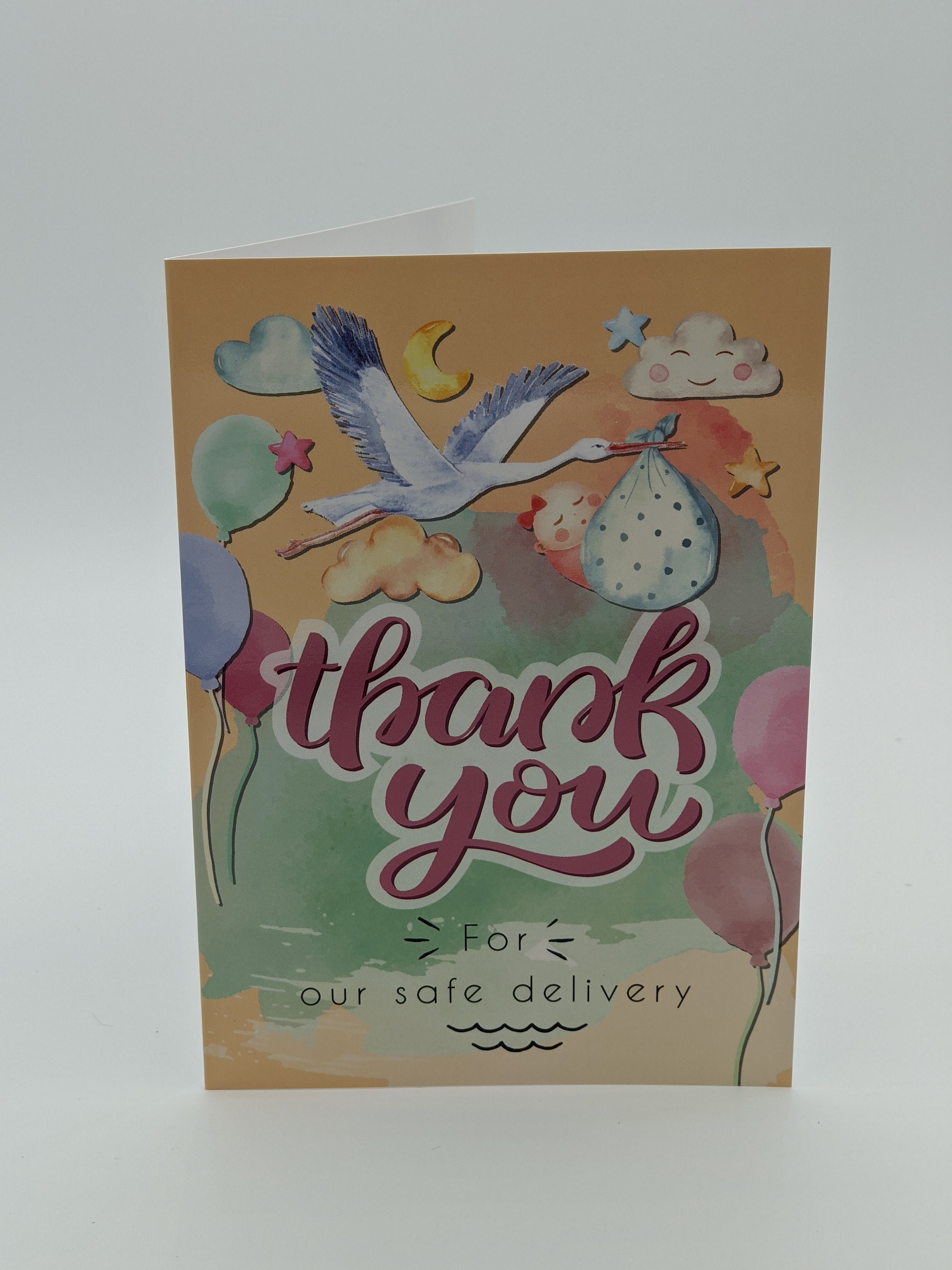 Beautiful Midwife Thank You Cards Etsy