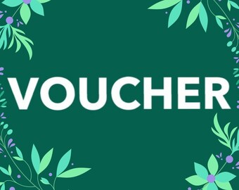 Gift VOUCHER to be spent in Emerald Queen Art shop. Choose your amount!