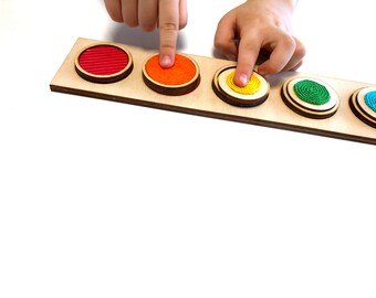 Tactile Sensory Cards - Etsy
