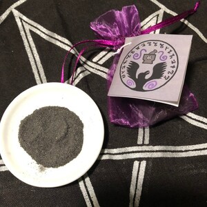 Fine Grade Black Ritual Salt for  Protection, Banishing, and Purification