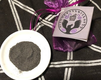Fine Grade Black Ritual Salt for  Protection, Banishing, and Purification