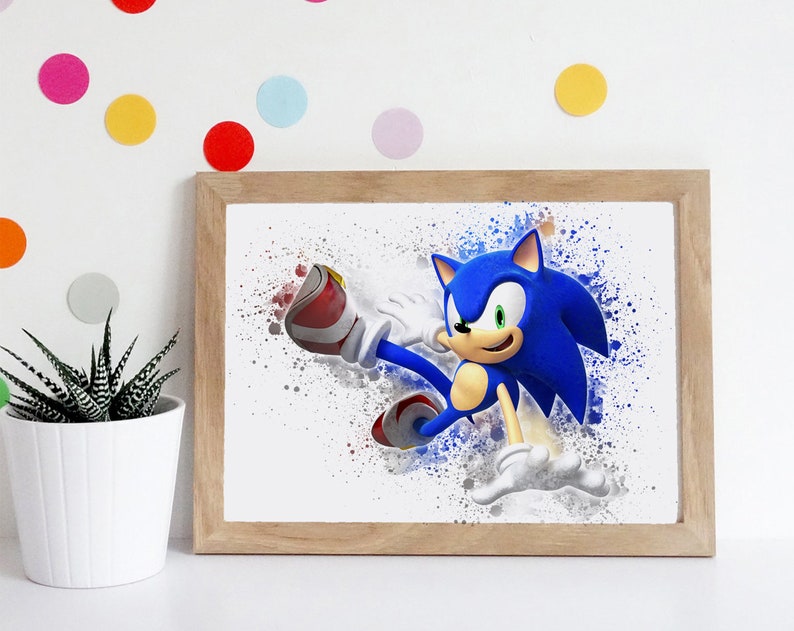 Sonic the Hedgehog Poster A5 A4 A3 A2
