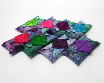 Tissue holder, Tissue bag, tissue case, pocket tissue holder, Travel tissue cover, travel tissue holder, patchwork tissue holder, tissue
