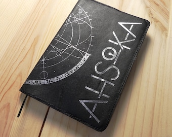 Star Wars Rebels notebook, Star wars inspired notebook, leather notebook, unique notebook, Ahsoka notebook, World between worlds notebook