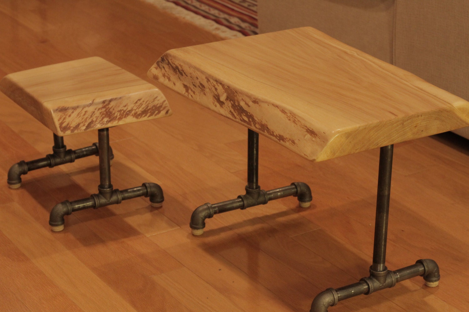 Live Edge Elm Stand up Desk Kit Etsy