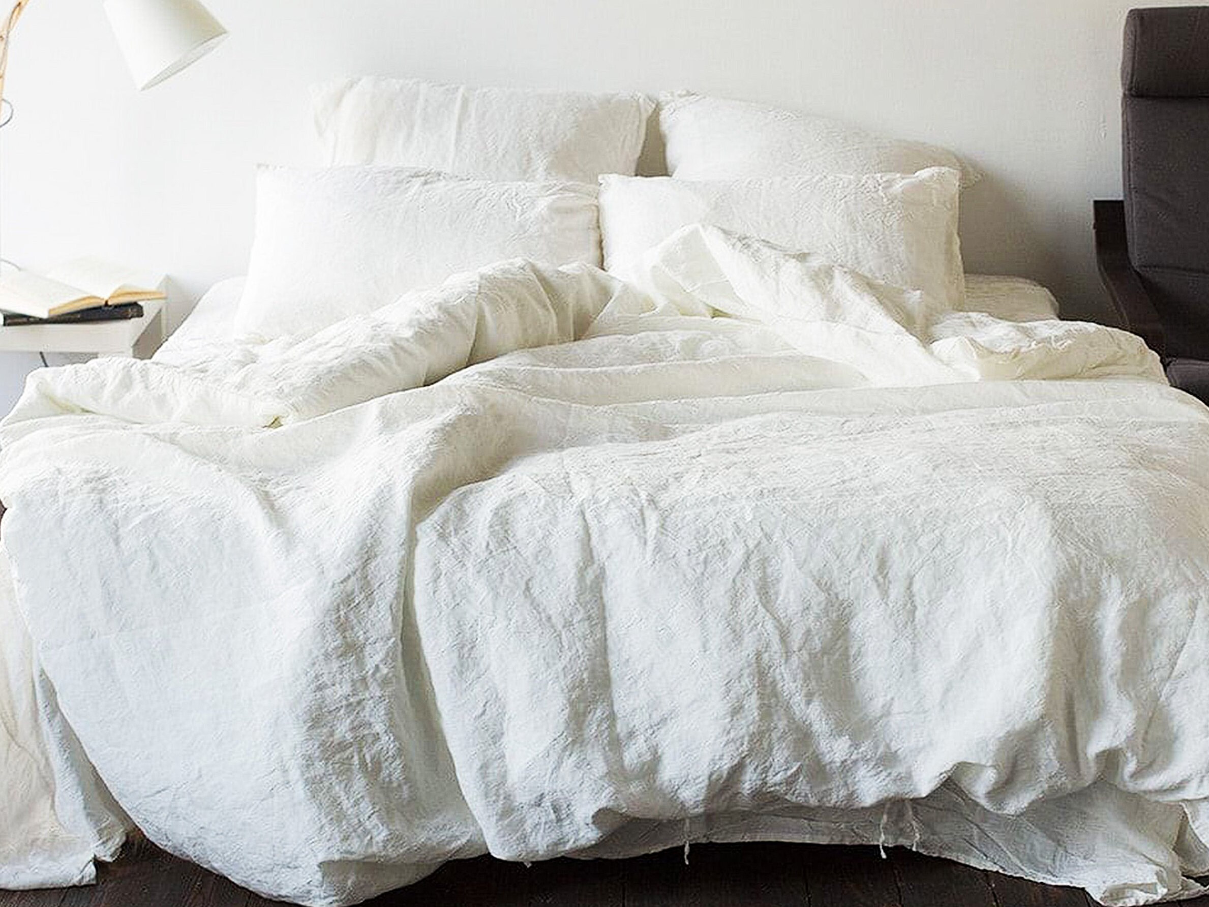 Linen Bedding Set White Duvet Cover Set Duvet Cover 2 Etsy