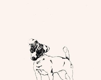 Jack Russell Tea Towel