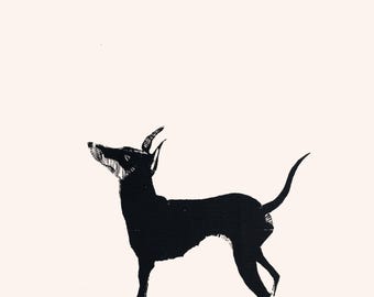 Manchester Terrier Tea Towel