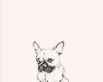 French Bulldog Tea Towel