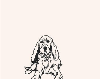 Cocker Spaniel Tea Towel