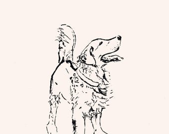 Golden Retriever Tea Towel