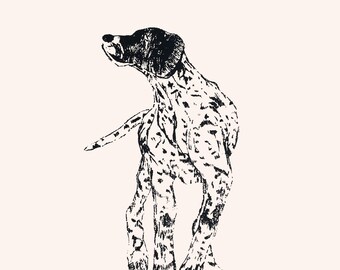 German Pointer Tea Towel