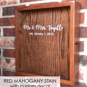 Custom Shadow Box with Exterior Depth of 3.75 inches, Memory Box, Display, Fully customizable & personalized image 2