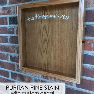 Custom Shadow Box with Exterior Depth of 3.75 inches, Memory Box, Display, Fully customizable & personalized image 4