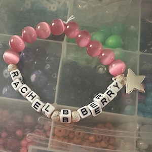 Glee themed friendship bracelets With Charms