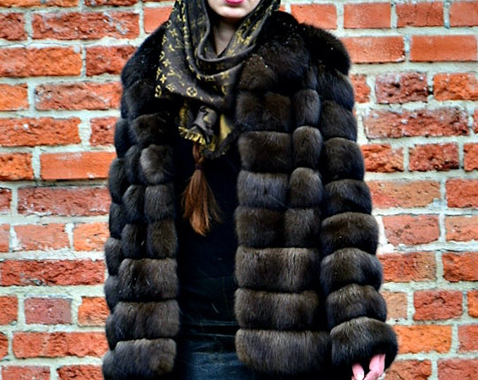 Exquisite Russian Sable Fur Coat – A Masterpiece of Luxury