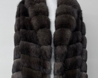 Exquisite Barguzin Sable Fur Coat – A Timeless Masterpiece of Luxury