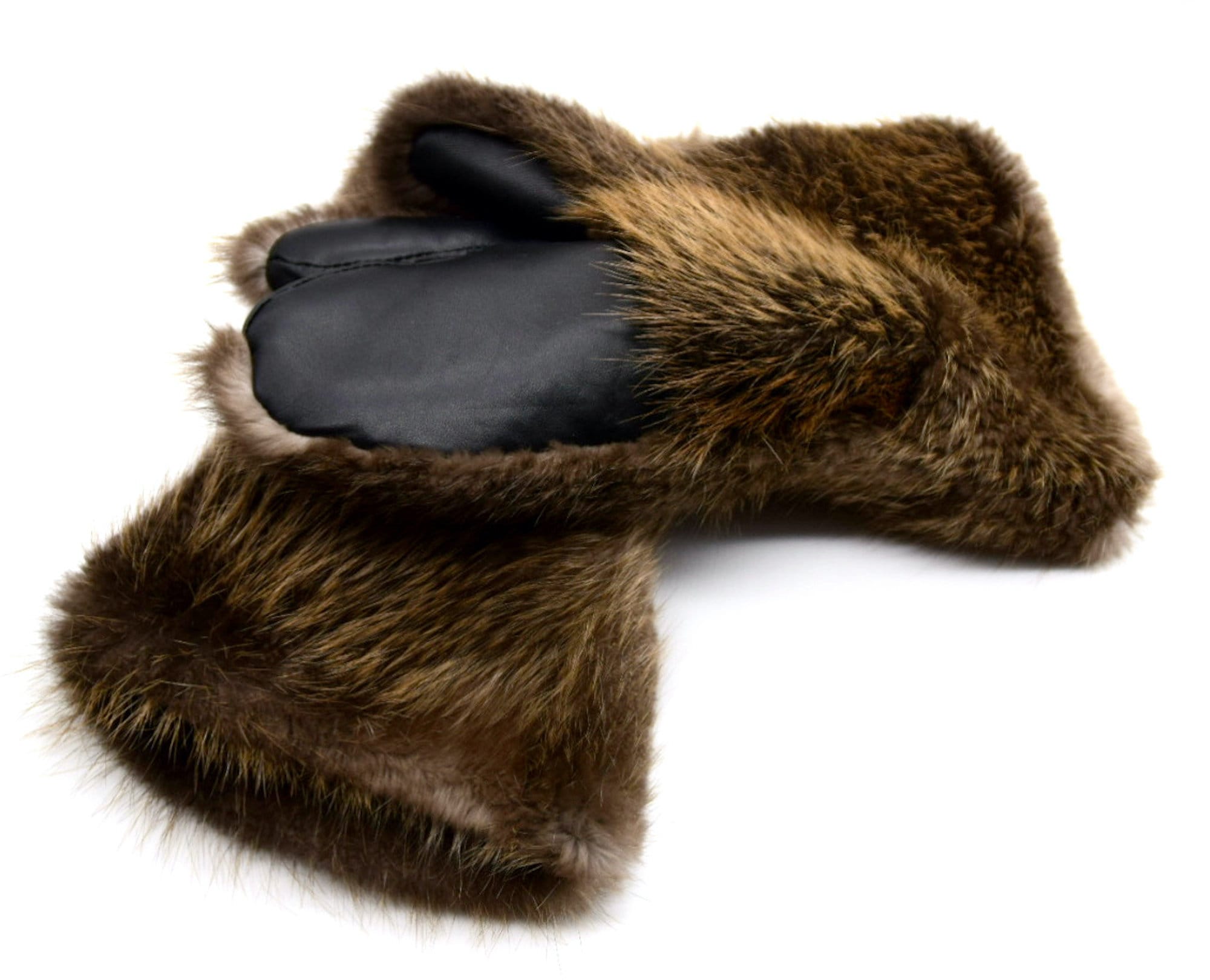 Winter Men's Long Beaver Fur Mittens Etsy Canada