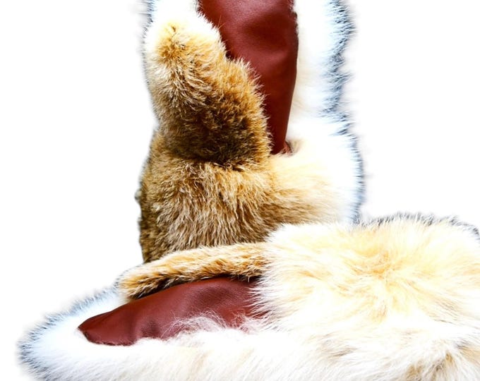 Luxury Handcrafted Lynx Fur Mittens – Ultimate Warmth & Elegance
