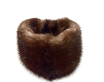 Luxurious Genuine Beaver Fur Headband