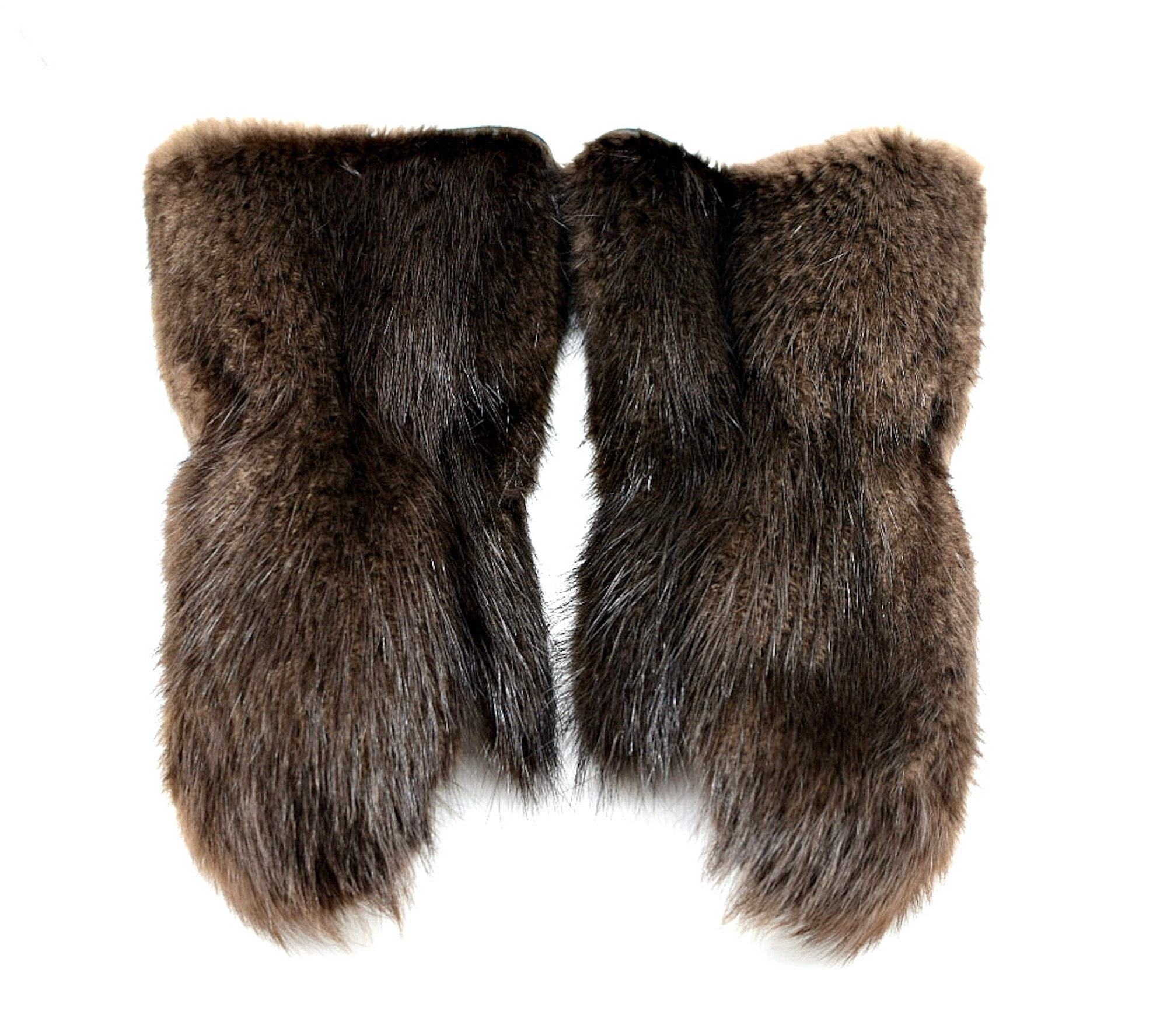 Winter Long Men's Beaver Fur Mittens - Etsy