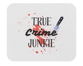 True Crime Junkie Mouse Pad (Rectangle)