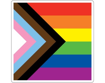 Pride Flag Kiss-Cut Sticker LGBTQ+
