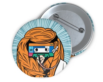 Cassette Head Pin Button Gen X