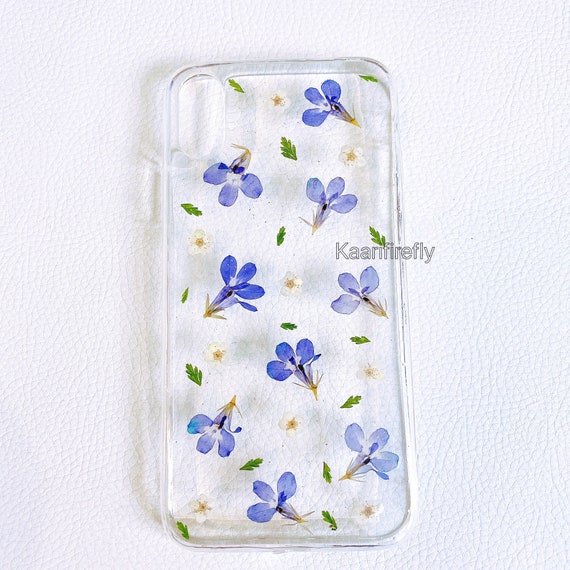 Real Pressed Flower Case Iphone 11 Pro Max Case Iphone XS Max Etsy