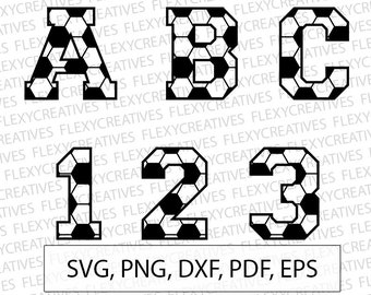 Football alphabet & numbers svg, Football Letters svg, Vector, numbers, Soccer font, Clipart, Cut File Cricut SVG, png, DXF, pdf, EPS #vc-79