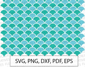 mermaid scales svg etsy