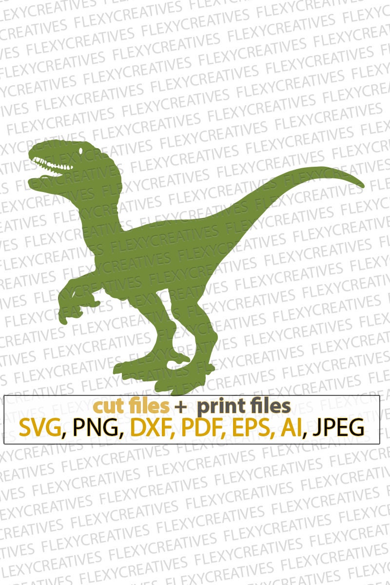 Velociraptor Stencil - Etsy