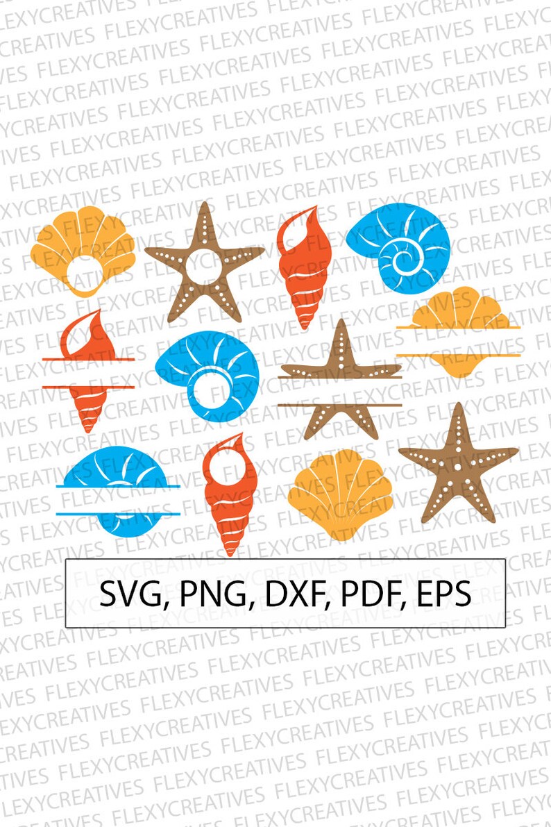 Visual Arts Sea Life Cricut Cut File Star Fish Svg Vector Sea Shells Monogram Svg Sea Shell Svg Silhouette Png Mermaid Shell Eps Vc 82 Dxf Pdf Drawing Drafting