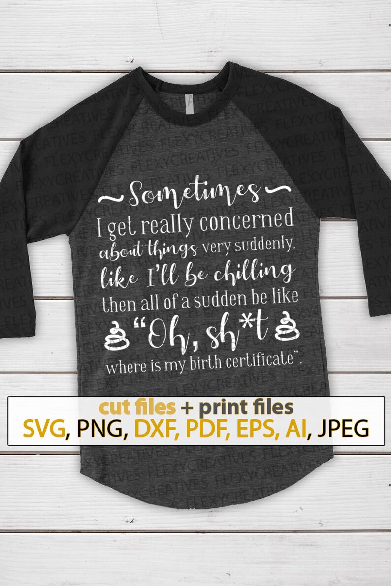 Download Stencils Templates Sometimes I Get Really Concerned Svg Funny Shirts With Sayings Svg Motivational Quotes For Woman Iron On Women Svg Files Cricut Ts 155 Craft Supplies Tools