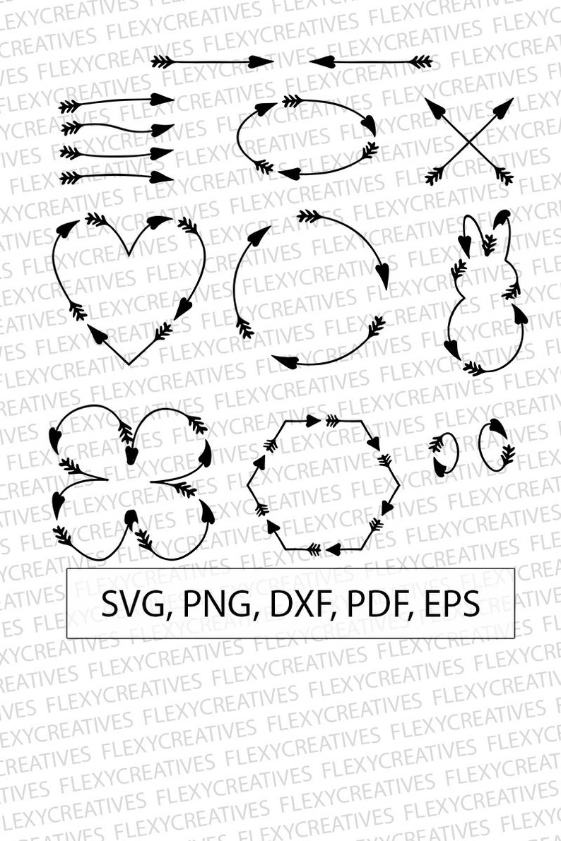 Download Heart Png Cricut Arrow Svg Circle Feather Split Arrows Svg Clipart Cut File Eps Vc 92 Dxf Curly Monogram Tribal Arrow Svg Pdf Visual Arts Craft Supplies Tools Kromasol Com
