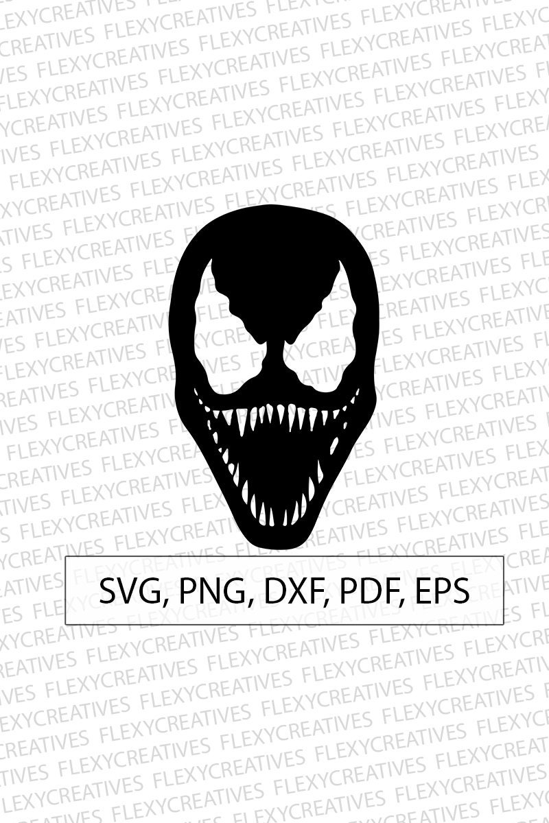 Venom SVG Vector Venom Clipart Cut File Venom Clip Art | Etsy