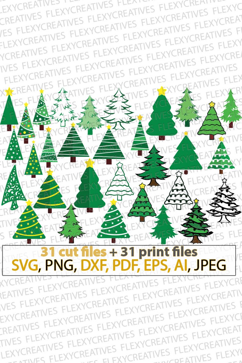 Download Christmas Tree Svg Xmas Trees Vector Christmas Tree Svg Etsy PSD Mockup Templates