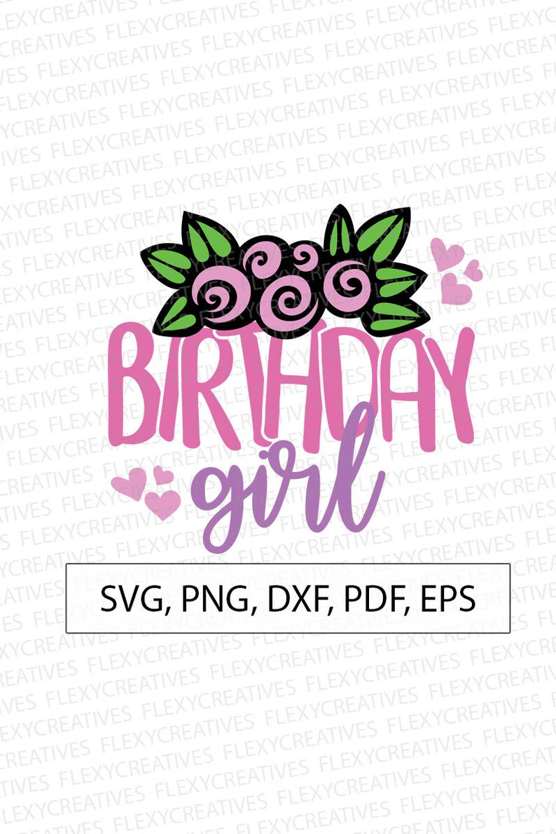 EPS #ts-38 Clipart Birthday Girl SVG Birthday Girl shirt Clip Art Vector shirt svg pdf cricut png Cut File DXF print
