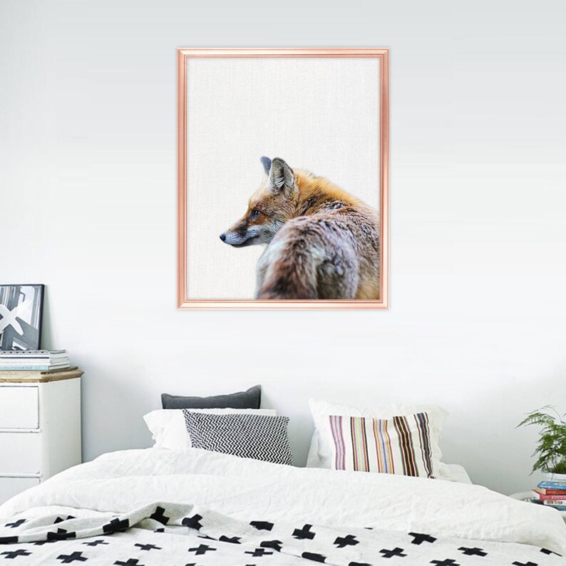 Fox Wall Art Fox Home Decor Fox Print Fox Art Fox Wall Etsy