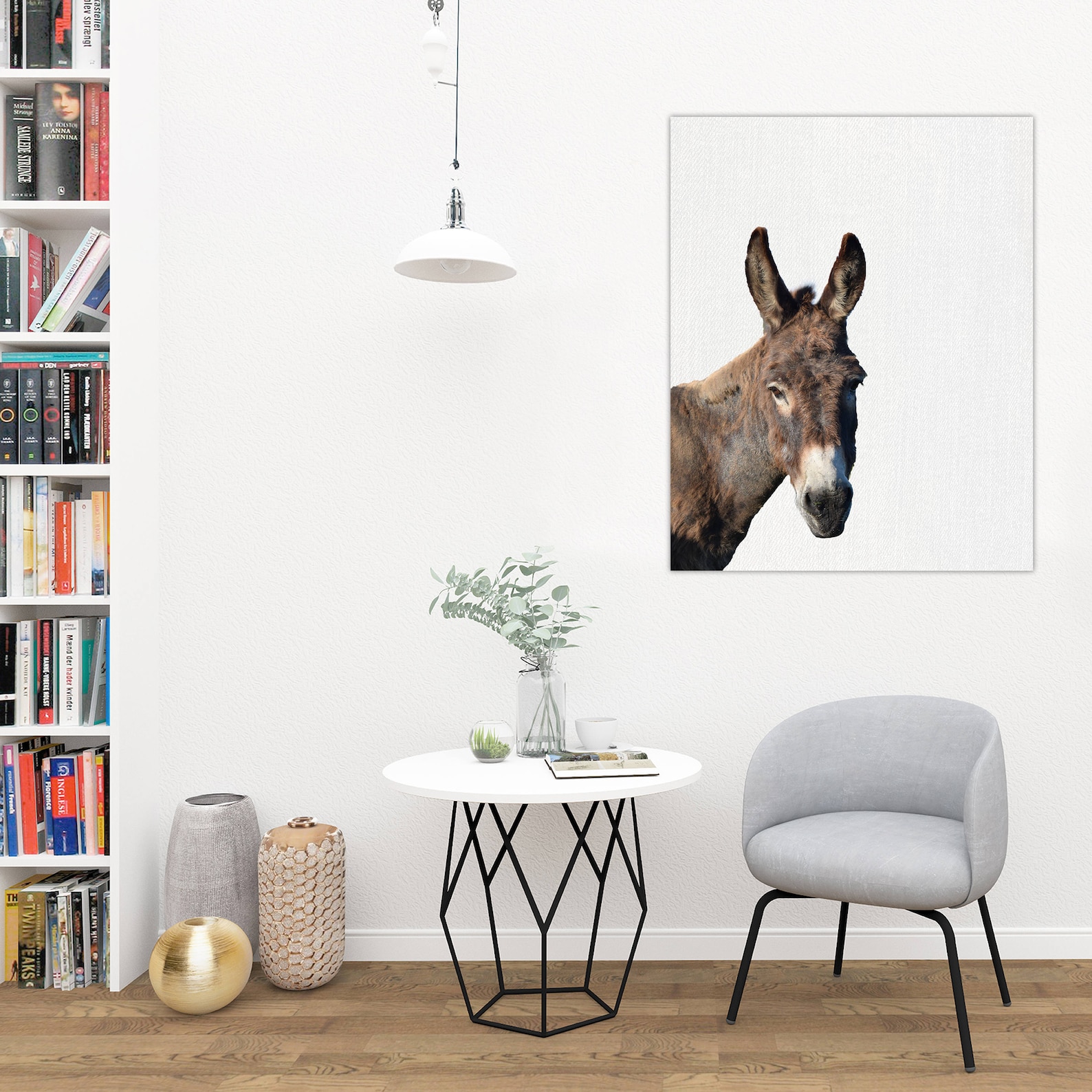 Donkey Wall Art / Donkey Home Decor / Donkey Print / Donkey / Etsy