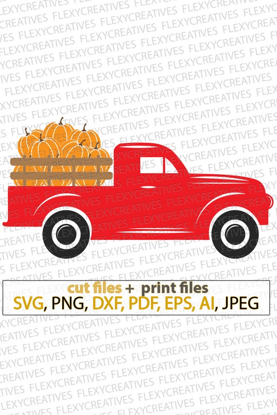 Download Pumpkins Truck Svg Truck Halloween Svg Haloween Truck Fall Etsy