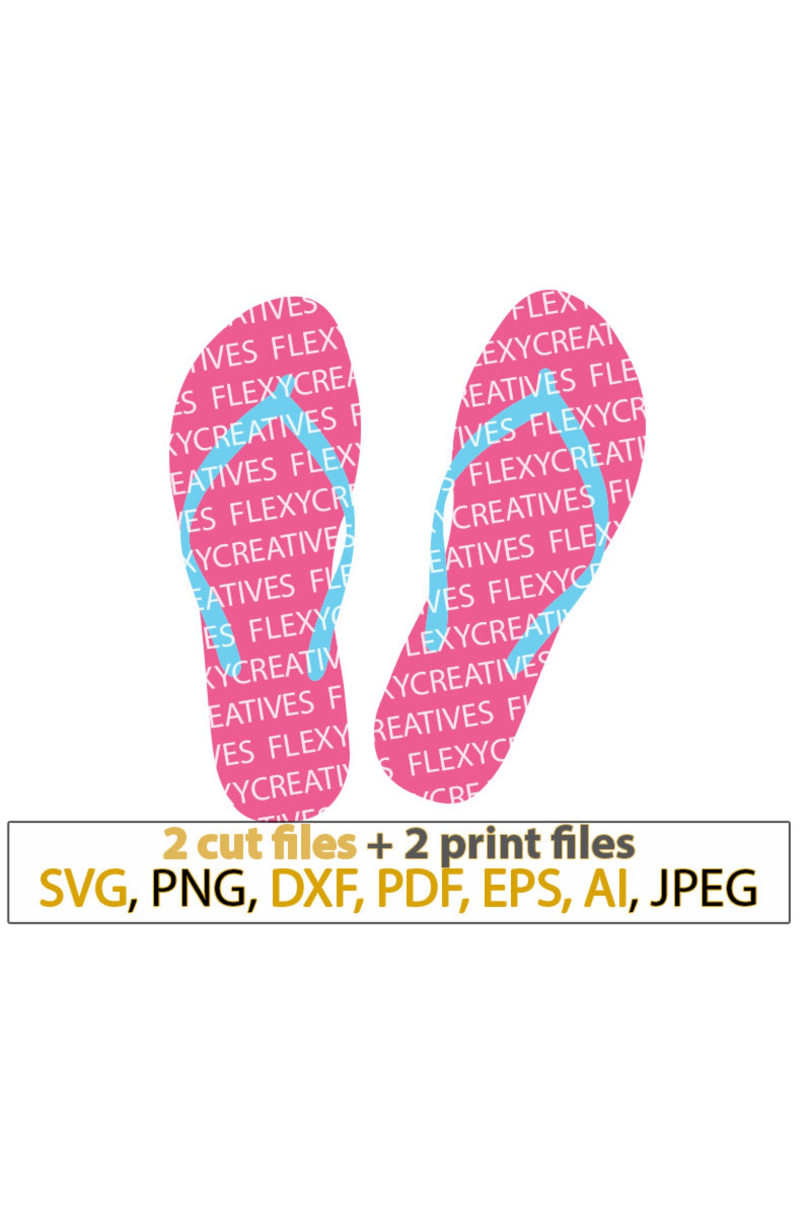Flip Flop SVG Flip Flop Vector Flip Flop Clipart Flip Flop - Etsy
